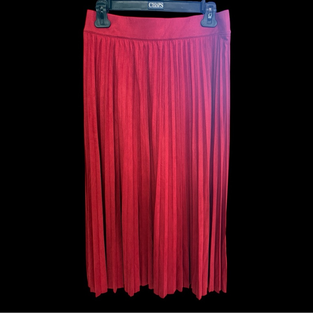 Women's Vibrant Red A-Line Skirt